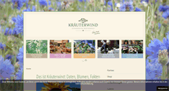 Desktop Screenshot of kraeuterwind.de