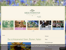 Tablet Screenshot of kraeuterwind.de